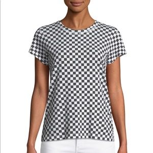 Rag and Bone checkered t-shirt size small/petite